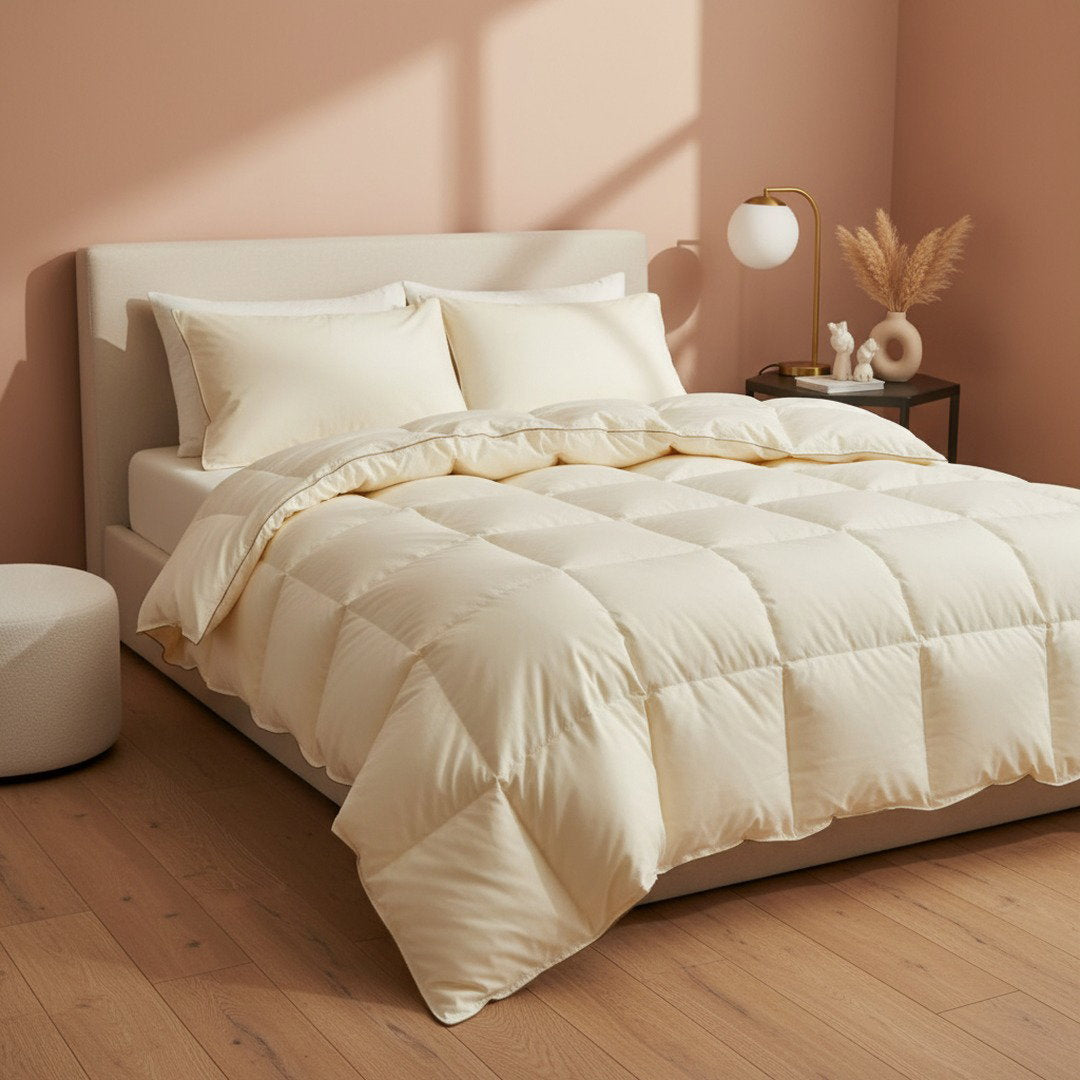 Ivory Cream - Cloud Cotton Quilt