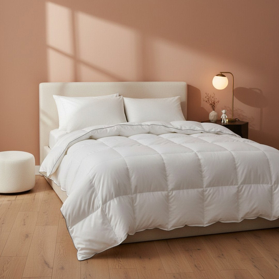 Snowfall White - Cloud Cotton Quilt