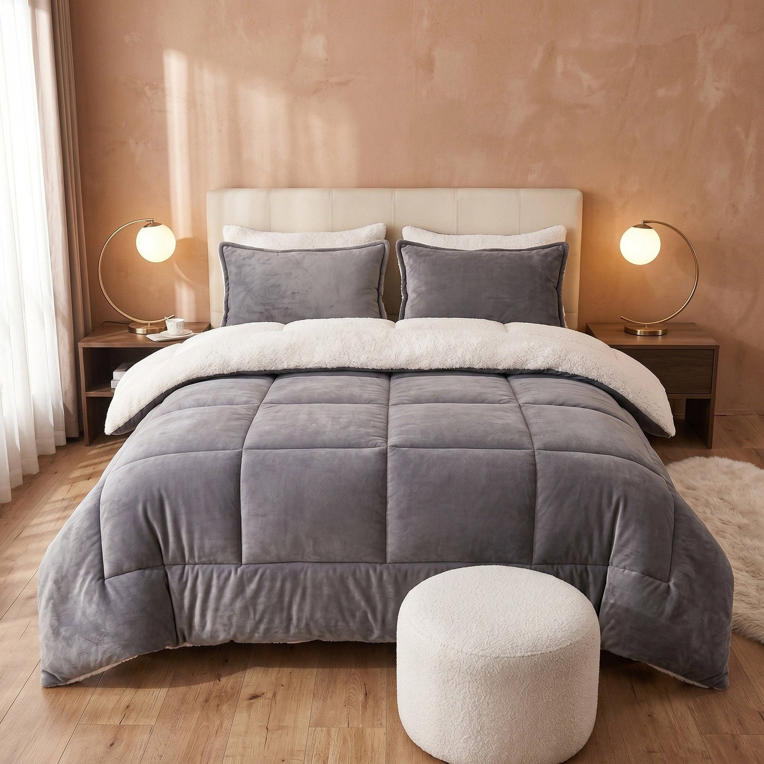 Ember Sherpa Comforters