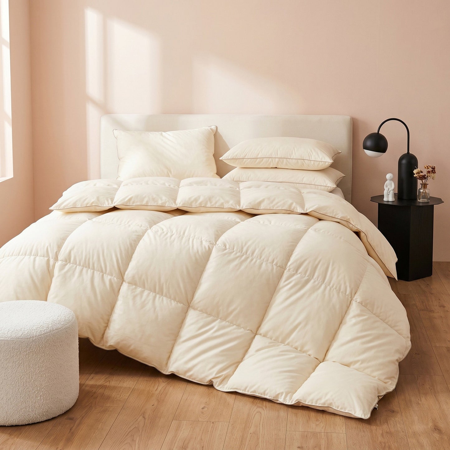 Ivory Cream - Cloud Cotton Quilt