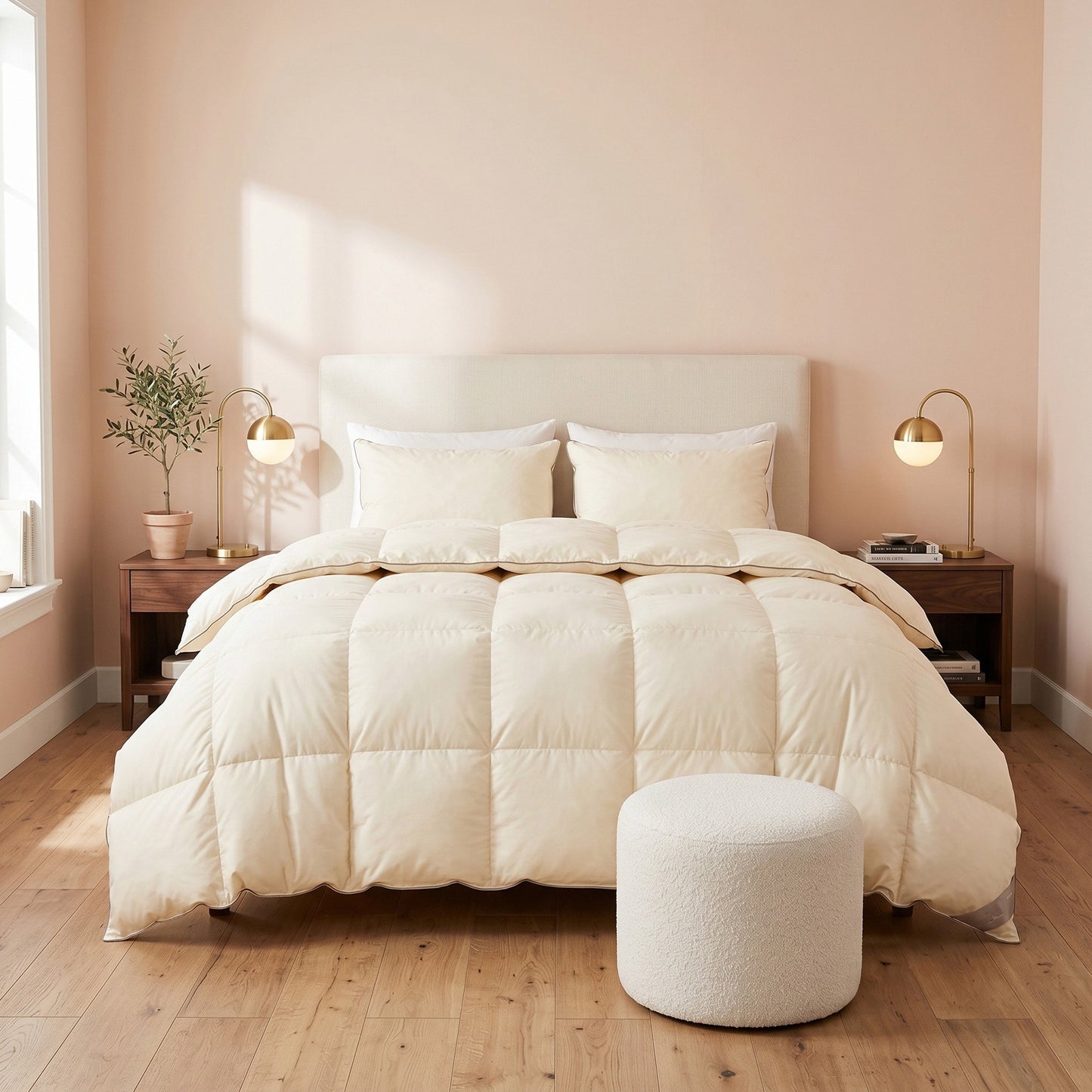 Ivory Cream - Cloud Cotton Quilt