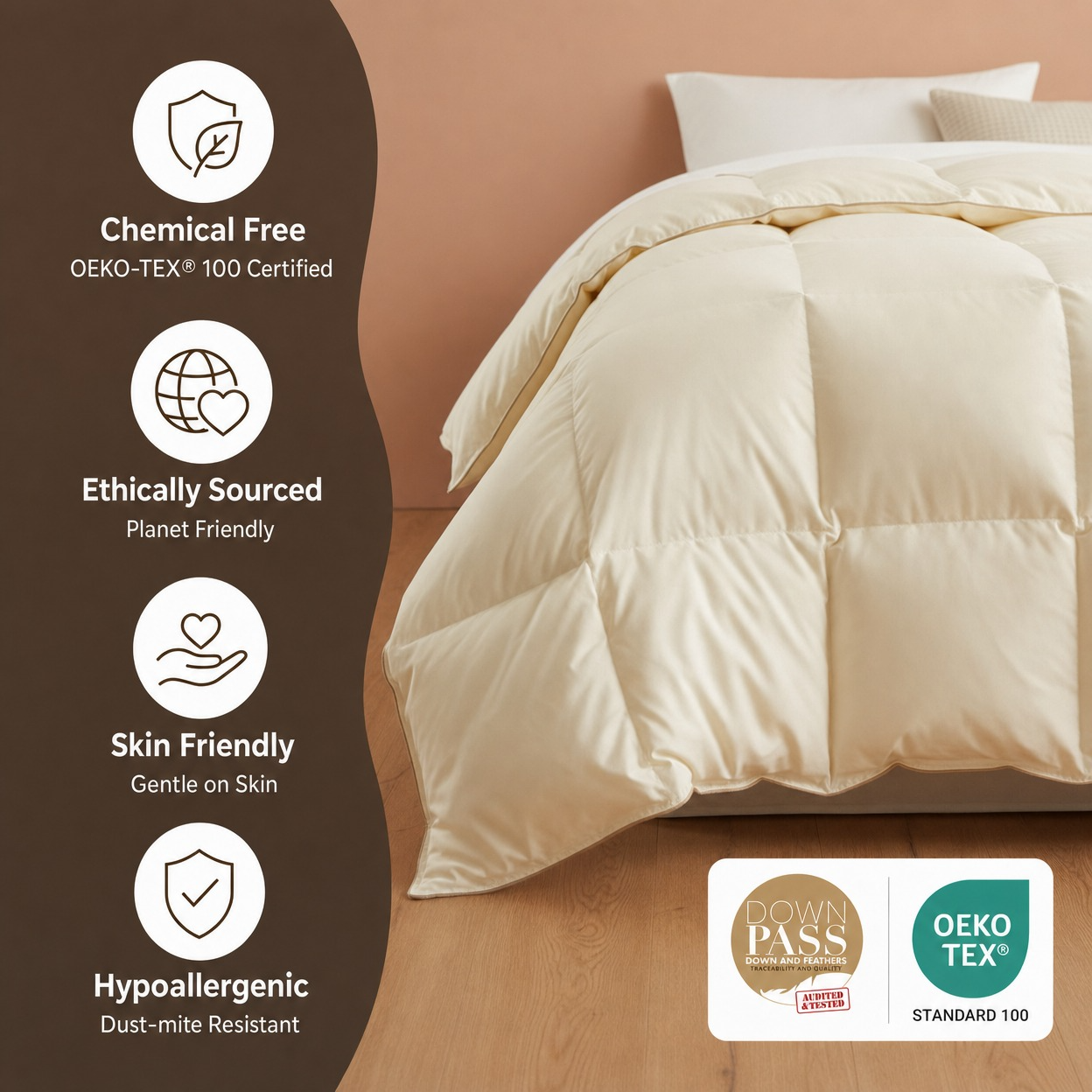 Frost Grey - Cloud Cotton Quilt