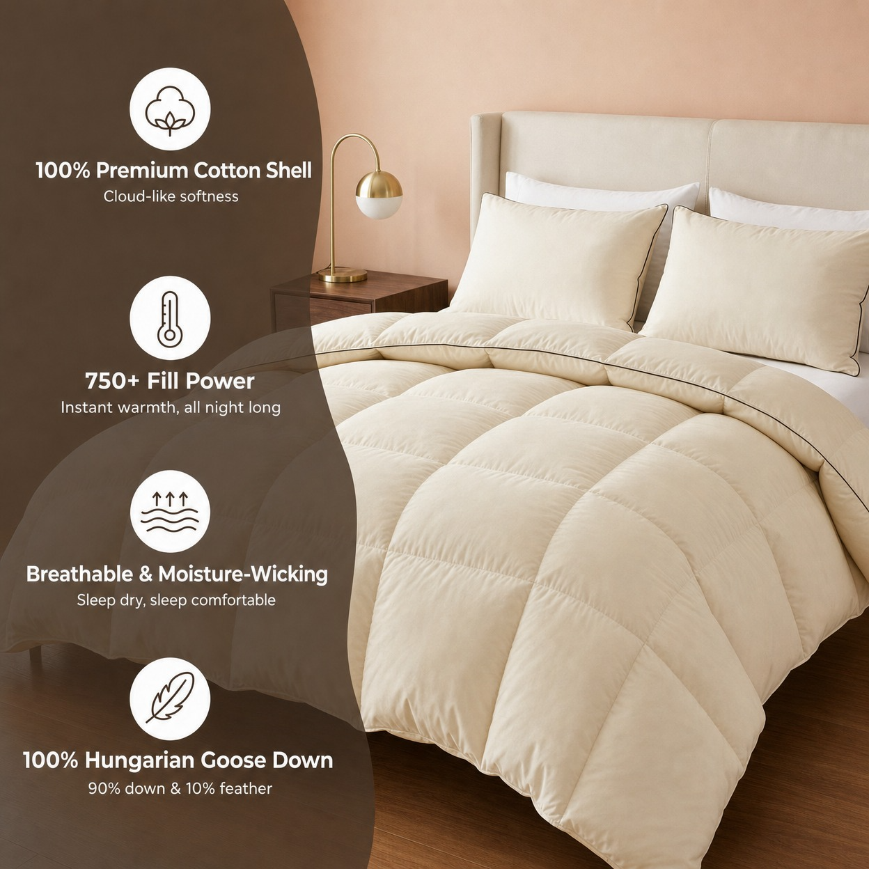 Frost Grey - Cloud Cotton Quilt