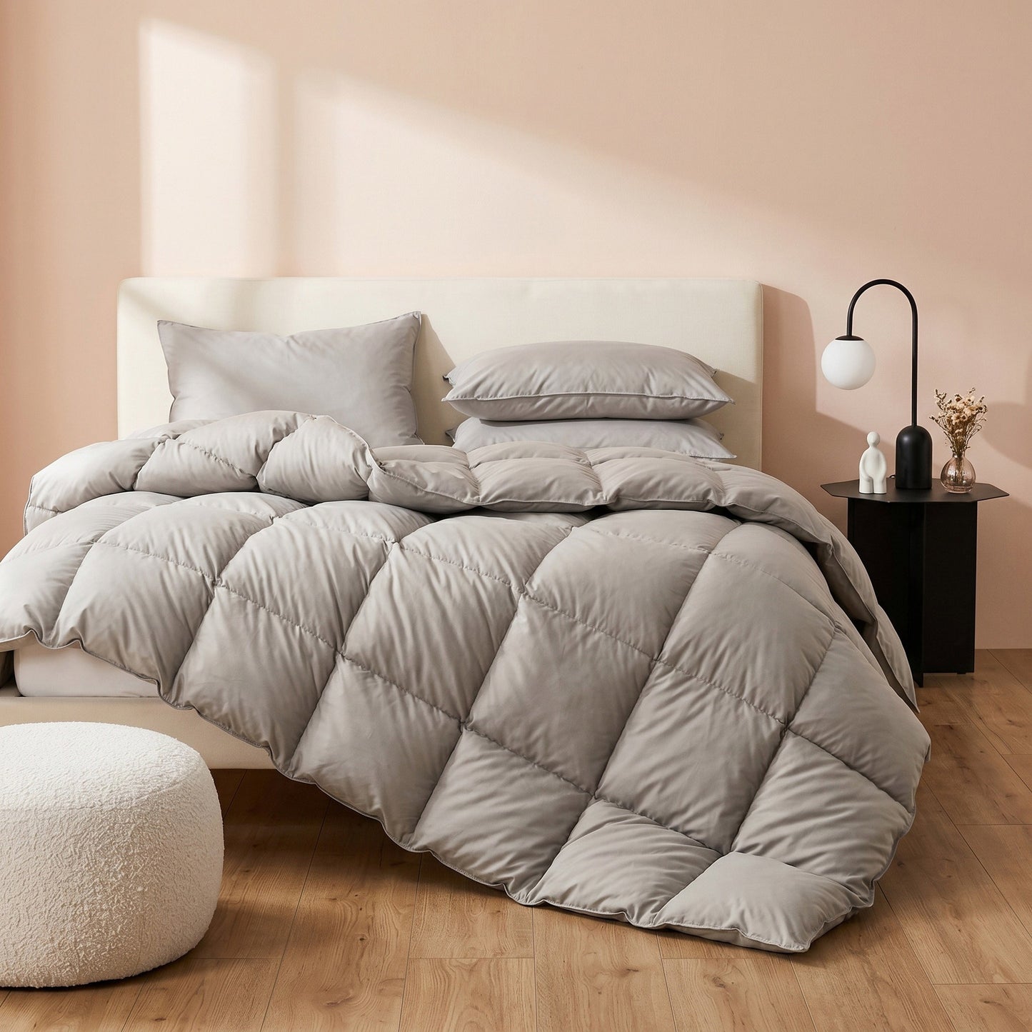 Frost Grey - Cloud Cotton Quilt