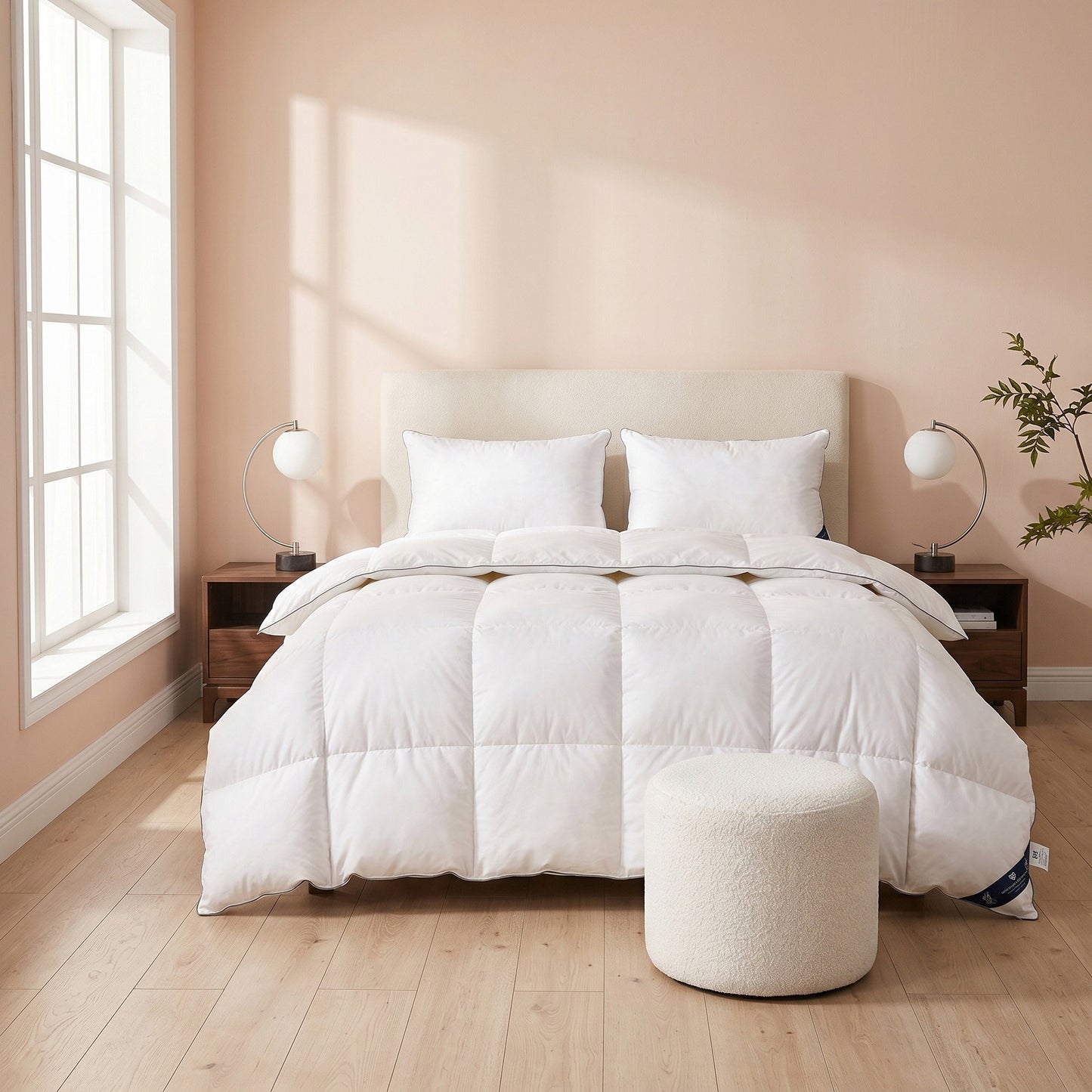 Snowfall White - Cloud Cotton Quilt